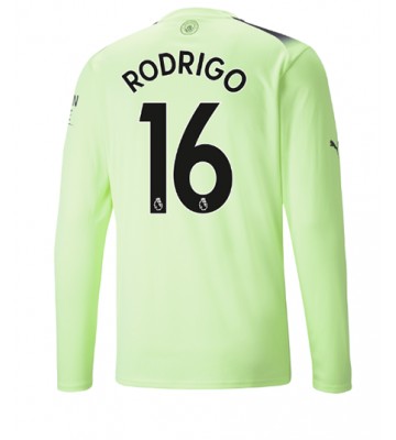 Manchester City Rodri Hernandez #16 Tredjedrakt 2022-23 Langermet